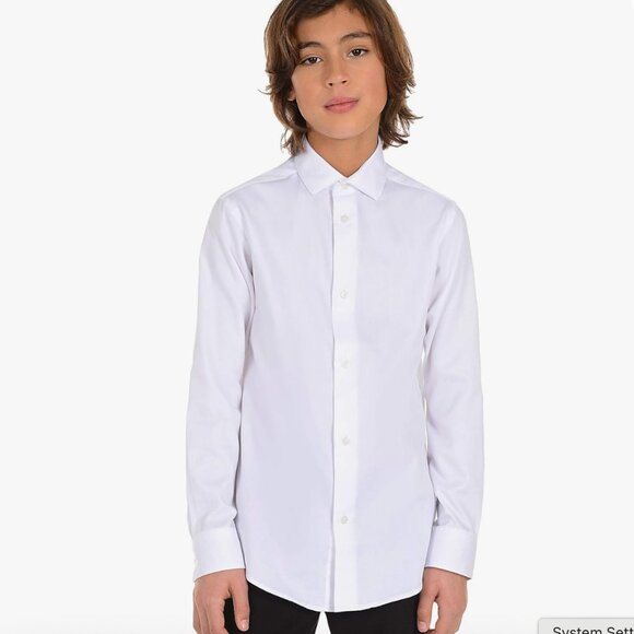 Calvin Klein Boys Black Suit Set 3 Piece Formal Outfit + Dress Shirt Sz 8 | Wedd - Picture 13 of 16